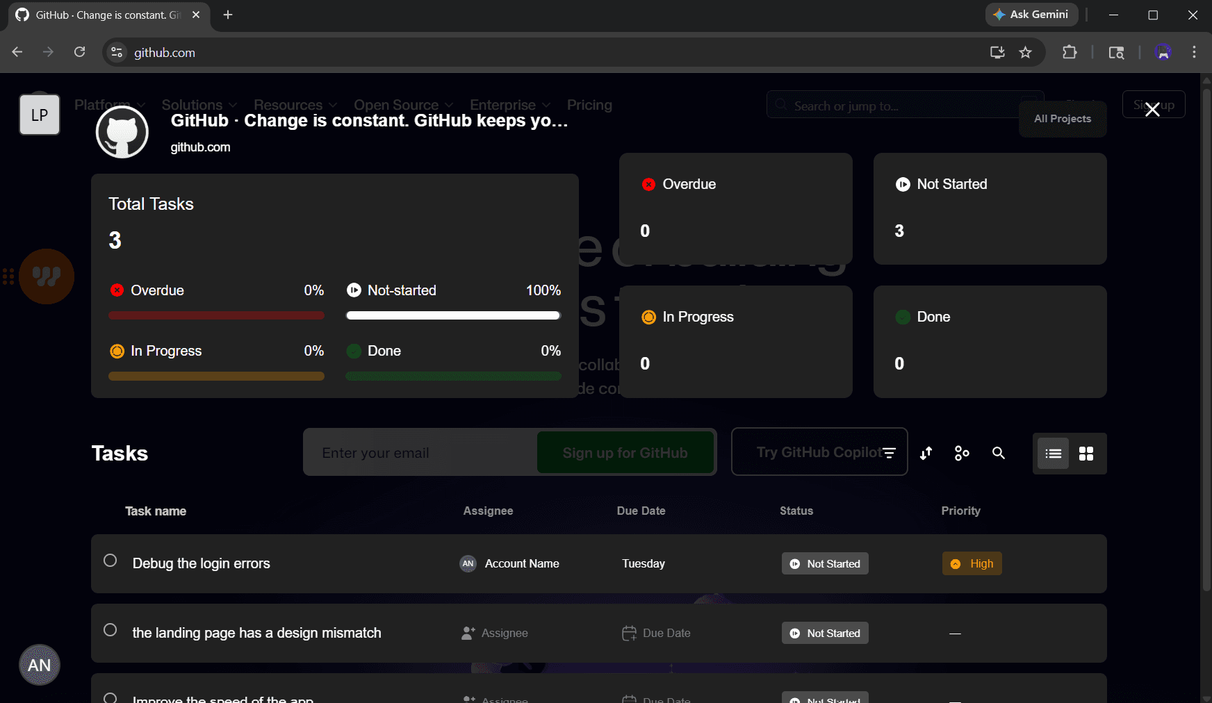 Woable Browser Extension Overlay